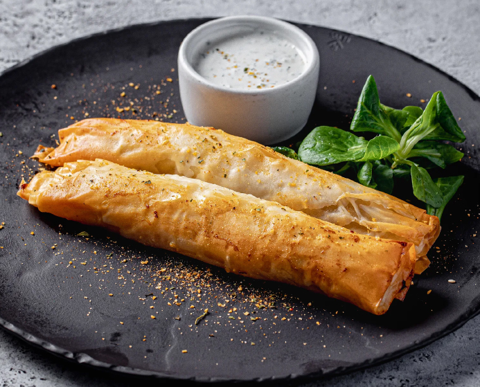 Ролетто с говяжьими щечками